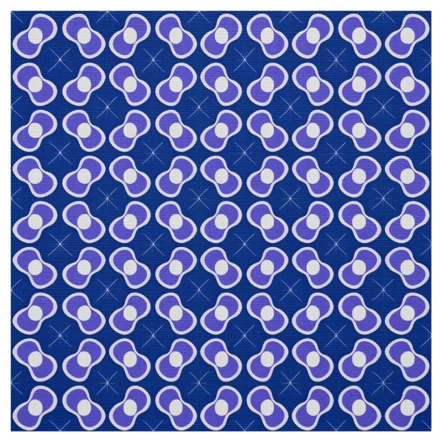 Tela Patrón abstracto azul (Retal)