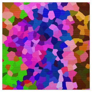 Tela Patrón abstracto cristalino irlandés