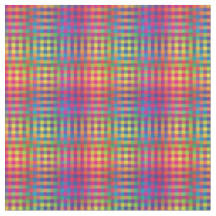 Tela Patrón abstracto de cuadros coloridos
