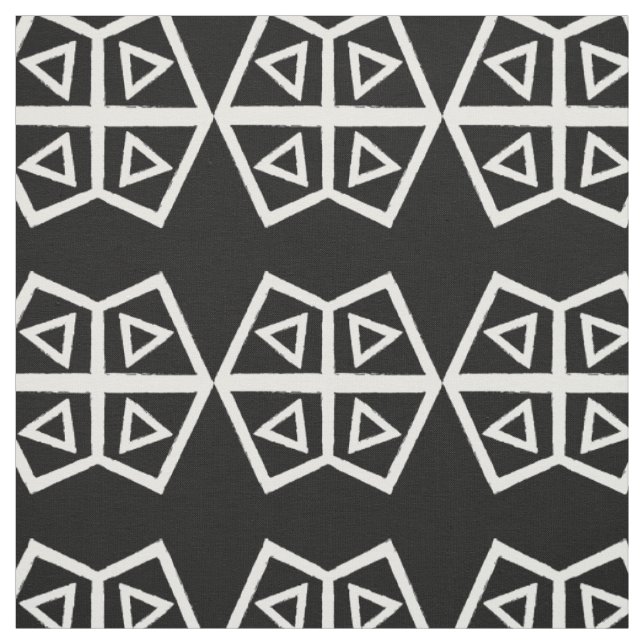 Tela Patrón abstracto geométrico azteca (Retal)