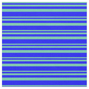 Tela Patrón acuamarino y azul