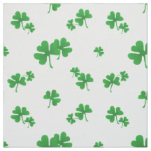 Patrón adorable de trébol irlandés