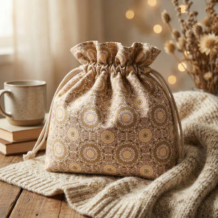 Tela Patrón aleidoscópico étnico bohemio