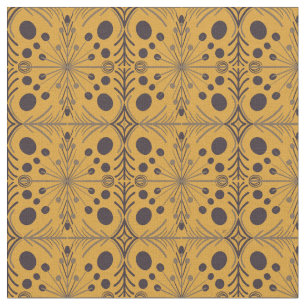 Tela Patrón amarillo de flecha geométrica Boho