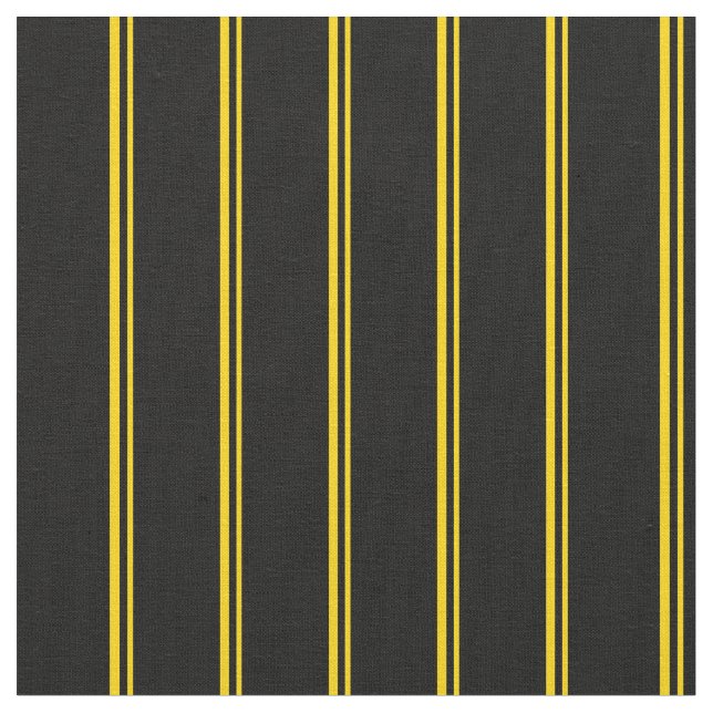 Tela Patrón amarillo y negro (De cerca)