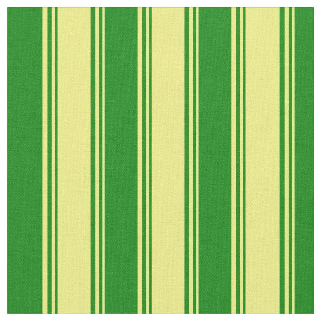 Tela Patrón amarillo y verde (De cerca)
