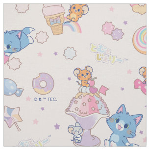 Tela Patrón Anime Tom, Jerry y Tuffy Candyland
