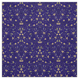 Tela Patrón árabe dorado