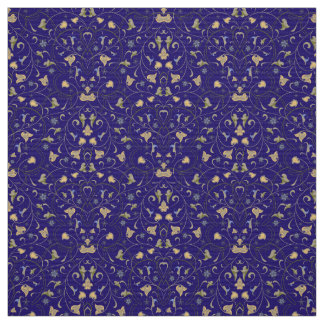 Tela Patrón árabe dorado