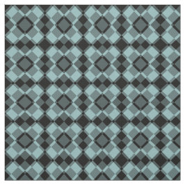 Tela Patrón Argyle de Cuadros Azul Negro