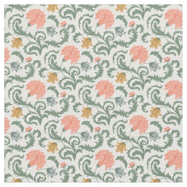 Tela Patrón Art Nouveau William-Morris (De cerca)