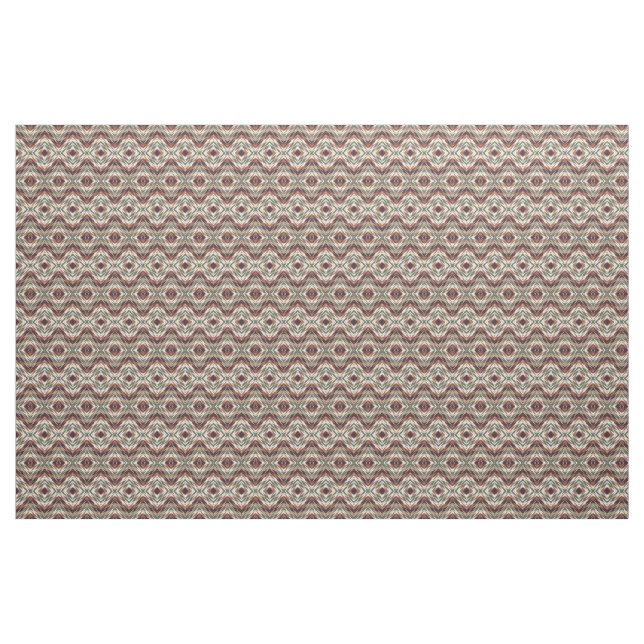 Tela Patrón azteca de color verde oliva beige ("Cuarto gordo" (fat quarter))
