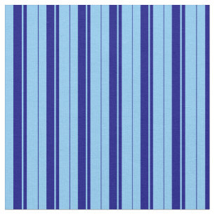 Tela Patrón azul cielo claro con lino azul
