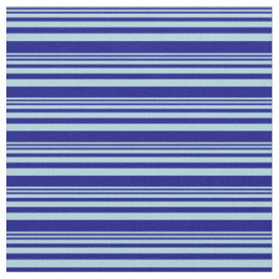 Tela Patrón azul claro y azul