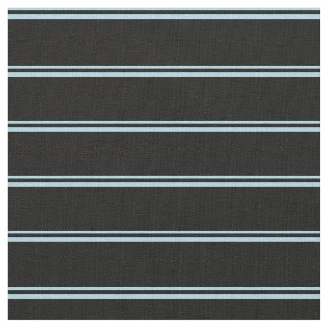 Tela Patrón azul claro y negro (De cerca)