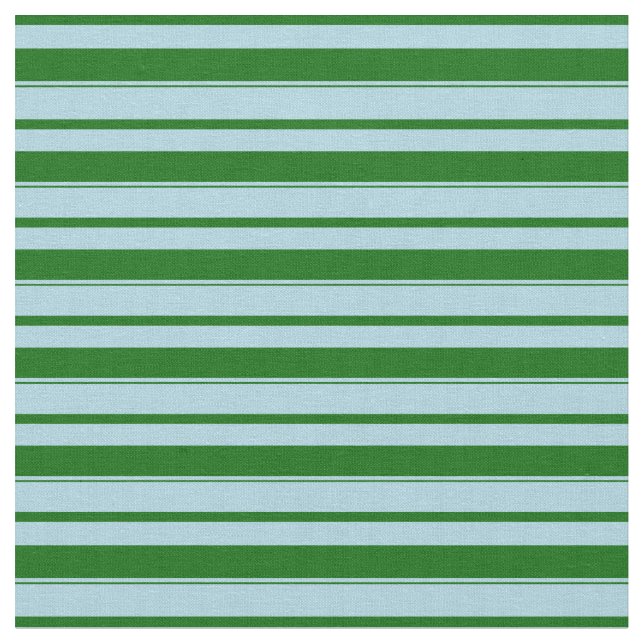 Tela Patrón azul claro y verde oscuro (De cerca)