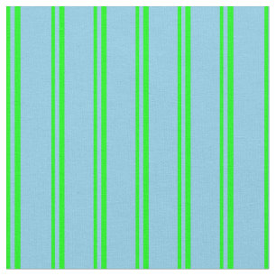 Tela Patrón azul de cal y cielo