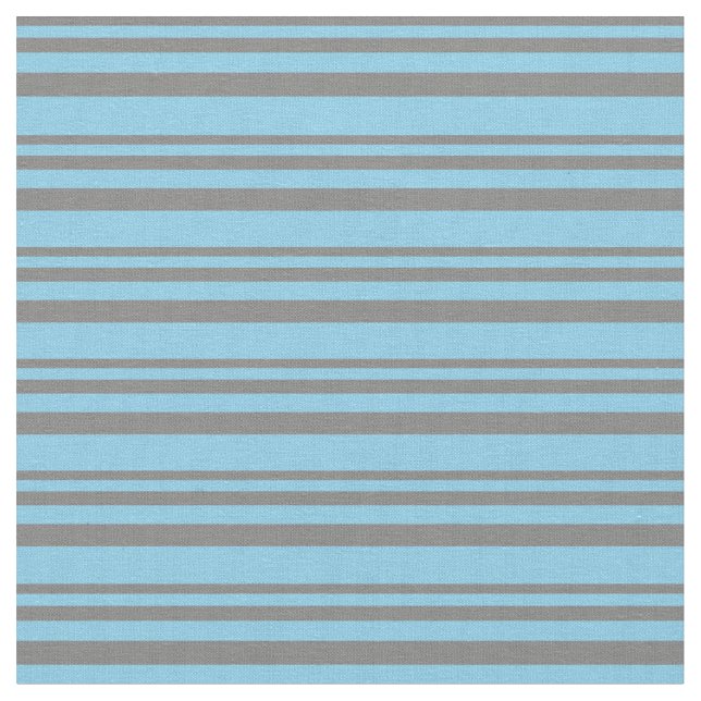 Tela Patrón azul gris y cielo (De cerca)