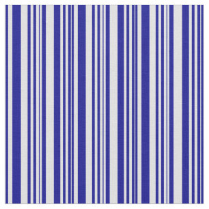 Tela Patrón azul oscuro y de lavanda de franjas