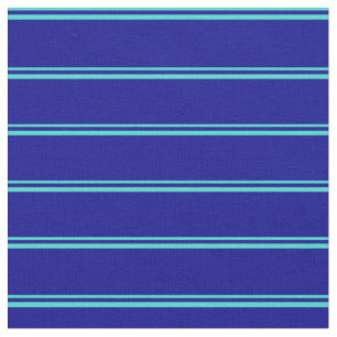 Tela Patrón azul turquesa y oscuro