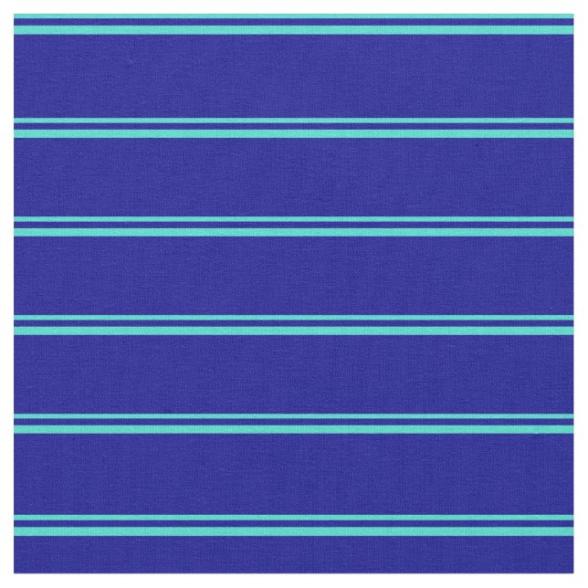 Tela Patrón azul turquesa y oscuro (De cerca)