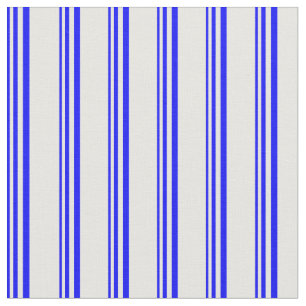 Tela Patrón azul y blanco de franjas