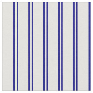Tela Patrón azul y blanco de franjas
