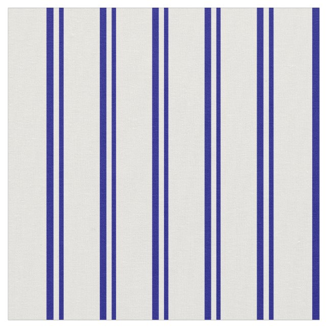 Tela Patrón azul y blanco de franjas (De cerca)
