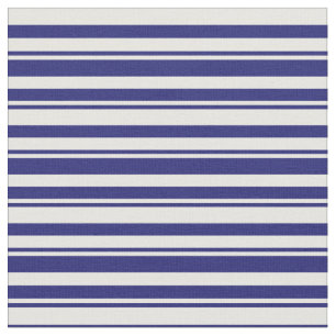 Tela Patrón azul y blanco de las bandas de medianoche