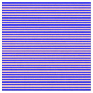 Tela Patrón azul y rosa de las franjas