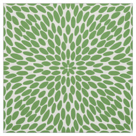 Tela Patrón bonito dibujado a mano verde