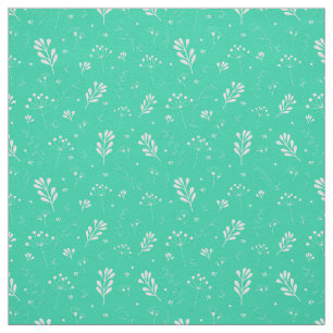 Tela Patrón botánico con elemento floral minimalista