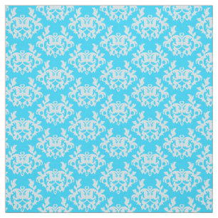 Tela Patrón botánico de damasco de canguro