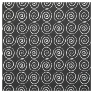 Tela Patrón celta de doble espiral