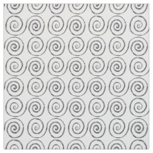 Tela Patrón celta de doble espiral