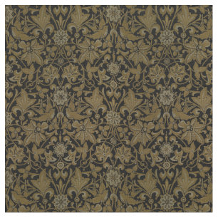 Tela Patrón "Chandos" de aves y flores vintage de 1873