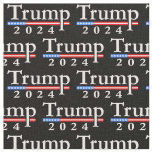 Tela Patrón clásico Donald Trump 2024
