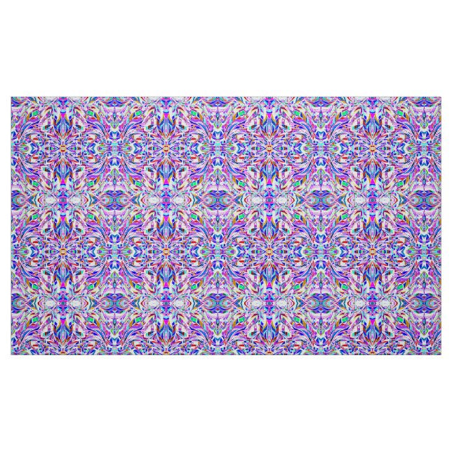 Tela Patrón colorido abstracto ("Cuarto gordo" (fat quarter))