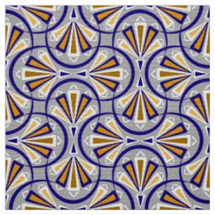 Tela Patrón colorido art déco.