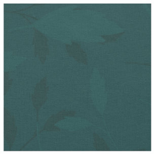 Tela Patrón continuo de hoja botánica de color azul ver