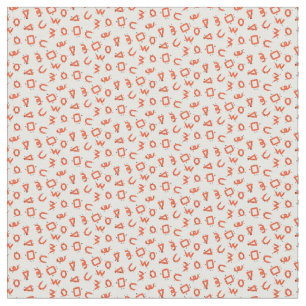 Tela patrón continuo de personaje alfabeto juguetón pár