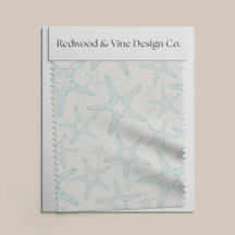 Patrón costero turquesa Starfish