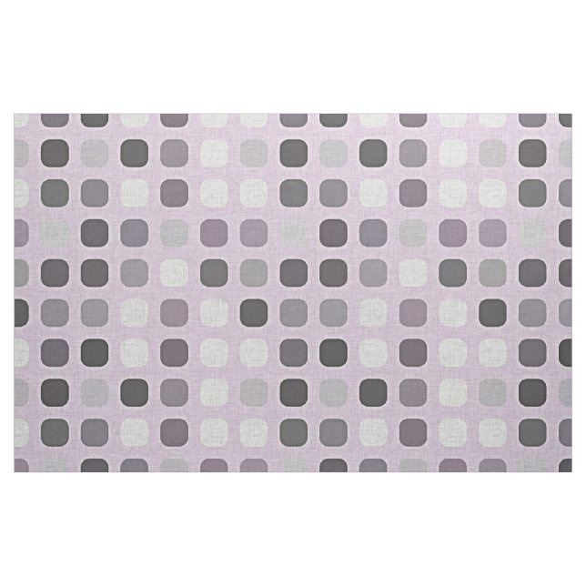 Tela Patrón cuadrado redondo de Moda violeta rosada vio ("Cuarto gordo" (fat quarter))