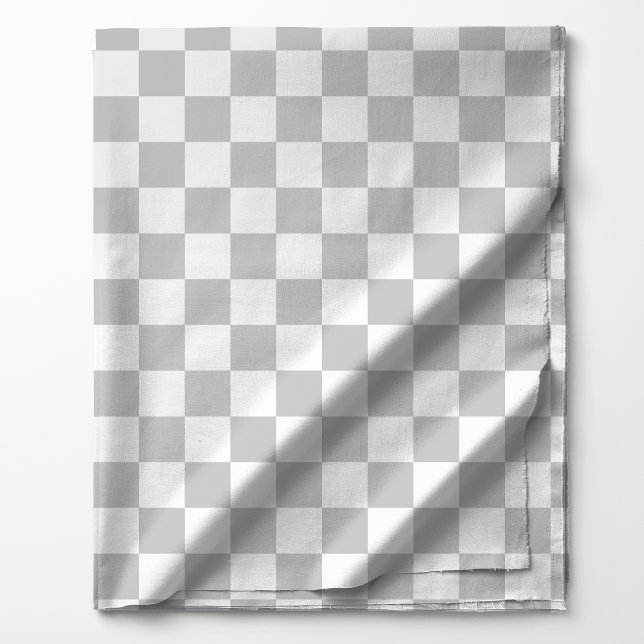 Tela Patrón Cuadriculado Gris Claro y Blanco (Subido por el creador)