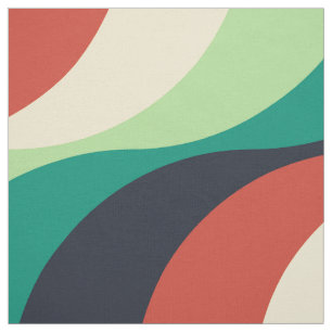 Tela Patrón de 50 años geométrico moderno nº 4