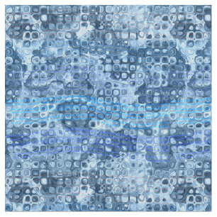 Tela Patrón de agua abstracto azul océano