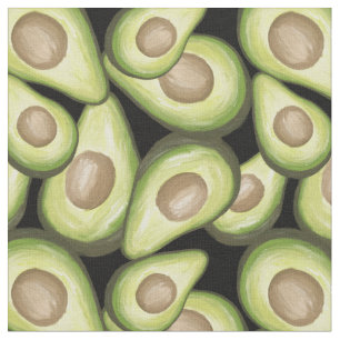 Tela Patrón de aguacate vegetal