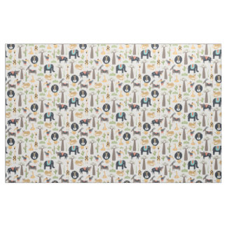 Tela Patrón de animales salvajes de Hippy