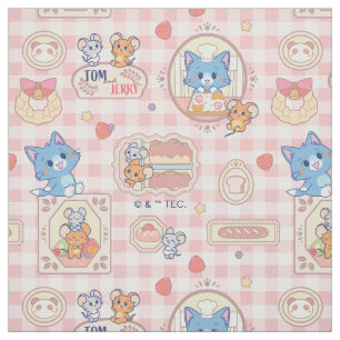 Tela Patrón de Anime Tom y Jerry Bakery