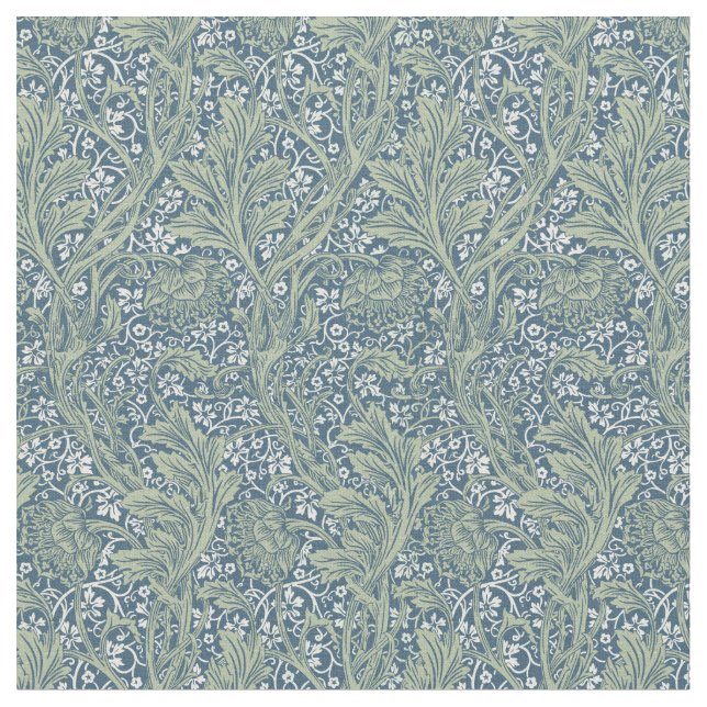 Tela Patrón de Arcadia de la época de William Morris (De cerca)